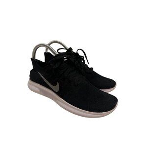 Nike free RN Flyknit GS Running Shoes black size 5.5Y Women's 7 881973-003